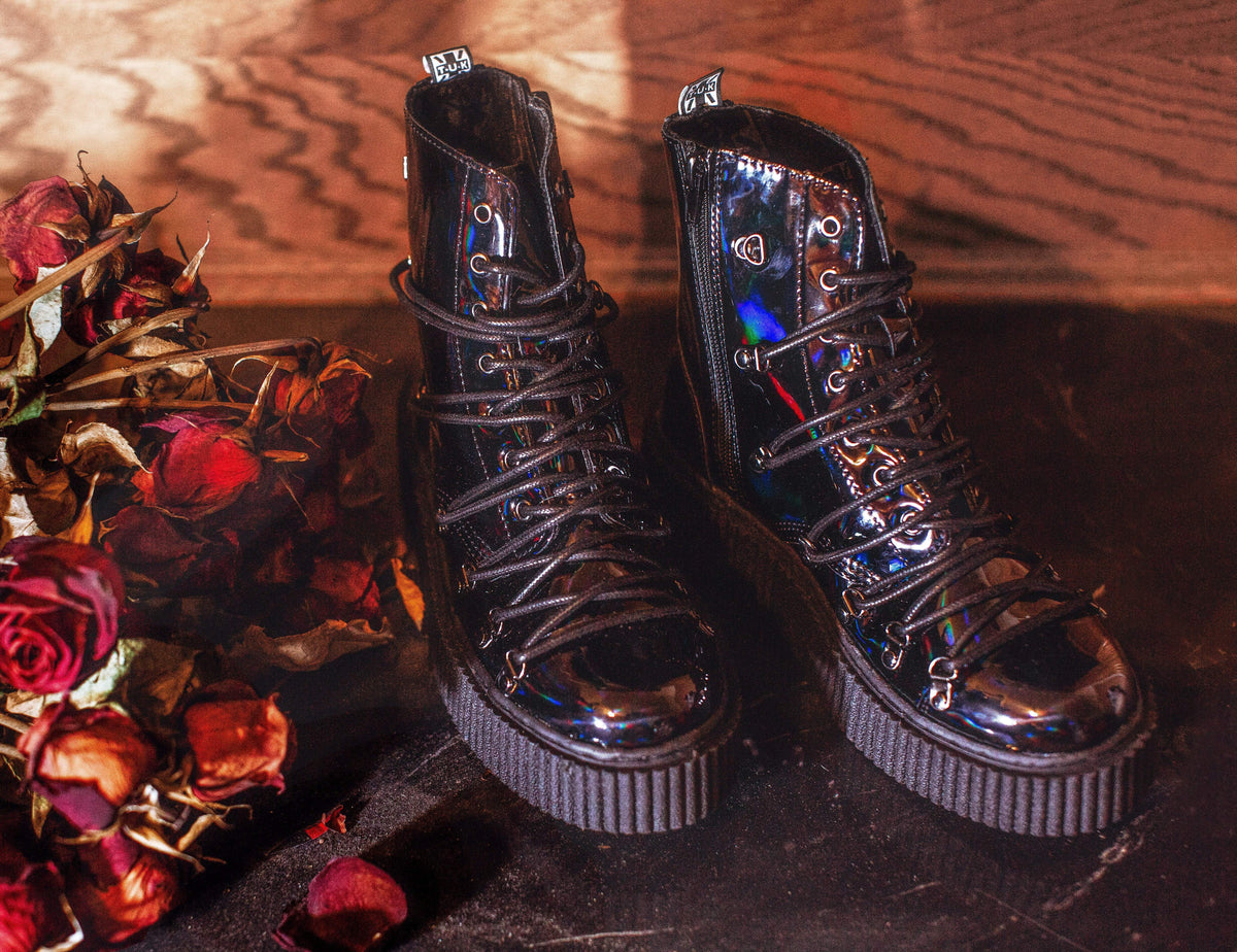 Black Prism Multi-lace Casbah Boot –